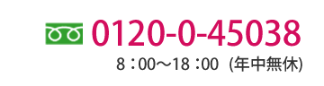 Call: 0120-0-45038